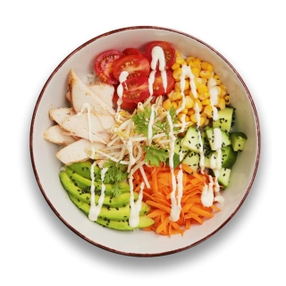 Chicken poke bowl